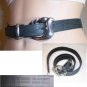 Ripple Cowhide Belt wFancy Chrome Buckle - Your Price $12.99 - Retail $148 - 28-39 in