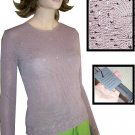 Lance Karesh Delicate Beaded Mauve Sweater - $19.99 - Retail $165 - sz S