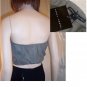 Chamois Suede Tube Top Camisole by Yansi Fugel * Small $24.99 - Retail $245