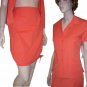 Stretch Cotton Shirt  by & TROUSERS * tangerine * YOUR PRICE $9.99 * Retail $86 * sz S
