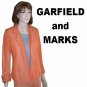 sz 8 GARFIEND & MARKS Jacket - Tangerine - YOUR PRICE $39.99 - Retail $346
