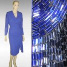 sz 6 - "Dynasty" style '70s Beaded Dress - UNWORN - Your price $49.99