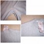 sz 6 - RENE LEZARD Gray Mohair-Wool Blazer Blouse - YOUR PRICE $46.99 - Retail $503