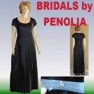 sz S UNWORN Vintage Velvet Gown * Bridals by Penolia * Dark Gray