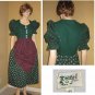 DISTLER Original Bavarian Dirndl - Oktoberfest - Green - Bust 38