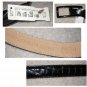 WCM Black Patent Croc Belt - MSRP $413 - Italy - size Small