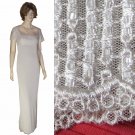 OLEG CASSINI Stunning Gown MSRP $500 Beads Lace - sz 12