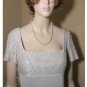 OLEG CASSINI Stunning Gown MSRP $500 Beads Lace - sz 12