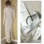 OLEG CASSINI Stunning Gown MSRP $500 Beads Lace - sz 12