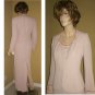 MAGALI Mother of the Bride Formal Beaded Suit MSRP $360 - sz 10 - Pale Peach