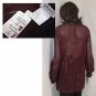 Semi-Sheer Evening Tunic - Burgundy & Glitter MSRP $170 by Olsen Collection - oversized 10