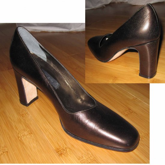 ANNE KLEIN Rich Dark Bronze Pumps - 3" heel - Retail $145 - sz 6.5N