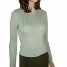 IRIS SINGER * Body-Hugger Bulky PulloverSweater - Mint - sz S