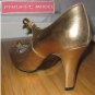 PILIPPE MODEL Paris Couture Pumps 10B Gold - Your Price $59.99 - Retail $375