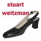 Stuart Weitzman Black Patent Slingback Pumps - size 6AA - Retail $199