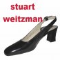 Stuart Weitzman Black Patent Slingback Pumps - size 6AA - Retail $199