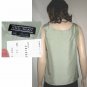 ANN MAY 100% Silk Shell Top Blouse in Celery Retail $120 - size Small