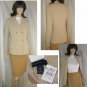 sz 8 ANNE KLEIN Double-Breasted Blazer in Buff $38.99 - Retail $375