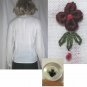 sz Med HAMMERSCHMID Bavarian Trachten Embroidered Shirt Blouse $35.99