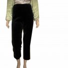 sz 8 Gothic Grunge Black Velvet Crop Pants by Work Order $19.99 - MSRP $130