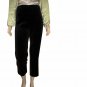 sz 8 Gothic Grunge Black Velvet Crop Pants by Work Order $19.99 - MSRP $130