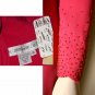 sz 12 ANNE CRIMMINS Red Beaded Dress $45.99 - Retail $320