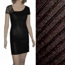sz 6 - Curve-hugging Spandex Cocktail Dress - black by Bibbo $29.99 - MSRP $212