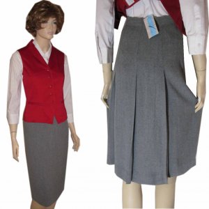 sz 4 RENFREW Figure-Flaw Hiding Back Pleat Skirt $29.99 - Retail $187