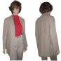 sz 8 ANNE KLEIN Natural Linen Jacket $29.99 - Retail $267