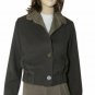 sz 14 JON TAGIA Funnel Neck Brown Wool Bomber Jacket $65.99 - MSRP $526