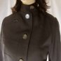 sz 14 JON TAGIA Funnel Neck Brown Wool Bomber Jacket $65.99 - MSRP $526