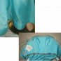 sz 10 SOUTHERN BELLE Satin Gown - Low Back by Chetta B - Aqua