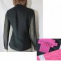 sz 4 ASCOT Blouse in Black Silk by Sphirea $26.99