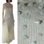 sz 8 DAVID MEISTER Beaded Camisole Gown in Sage $75.99 - Retail $440