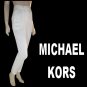 sz 4 MICHAEL KORS Off-White Italian Linen Pants $49.99 - List Price $305