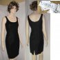 sz 4 CHEETA B - Black/white linen dress suit $69.99 - List Price $425