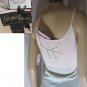 sz M Embroidered Knit Camisole Top in Pastel by Christine Phillipe