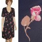 sz 12 MARIELLA BURANI Romantic Rose Pattern Dress $99.99 - List price $599