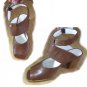 sz 7-.5 Chunky Ankle Strap Open Pumps SHoes by Amiana  $22.99 - List Price $145