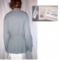 IRIS SINGER sz 14 Military Cargo Safari Belted Jacket Blk-Wht Tweed Retail $325 Your Price $49.99