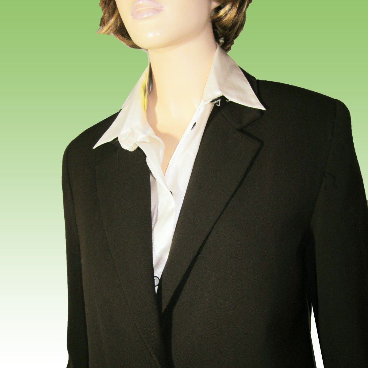 Executive BLAZER-JACKET 100% Wool Chocolate Brown by Elliott Lauren - size 6 $29.99 - Retail $178
