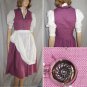 Auth LANDHAUS Bavarian DIRNDL Purple Eidelweiss Calico TRCHTEN BUTTONS Bust 25 Oktoberfest