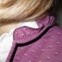 Auth LANDHAUS Bavarian DIRNDL Purple Eidelweiss Calico TRCHTEN BUTTONS Bust 25 Oktoberfest