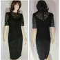 Layered Lace Overlay Evening Dress by Cattiva - $79.99 - Retail $522 - black - sz 8