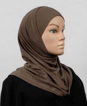 Plain Polyester Al Amira - Mocha