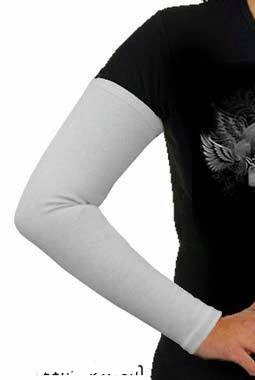 Long Arm Sleeves - White