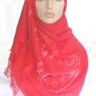 Asian Dream Pashmina Hijab - Red