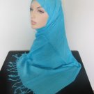 Sparkle Daily Thin Pashmina Hijab - Aqua