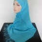 Sparkle Daily Thin Pashmina Hijab - Aqua