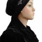 Sparkle HijabiCap Premade Hijab- Black
